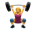 emoji lifting weights